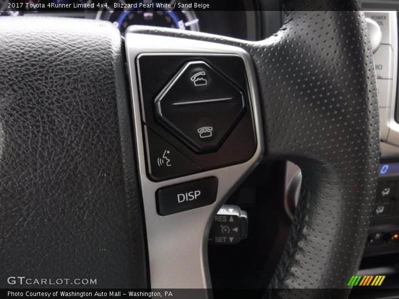 Blizzard Pearl White / Sand Beige 2017 Toyota 4Runner Limited 4x4