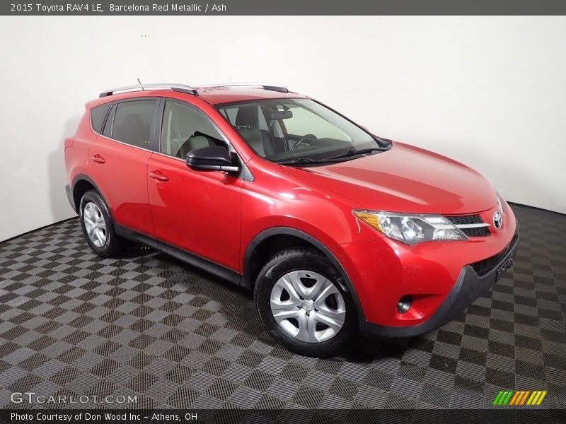 Barcelona Red Metallic / Ash 2015 Toyota RAV4 LE