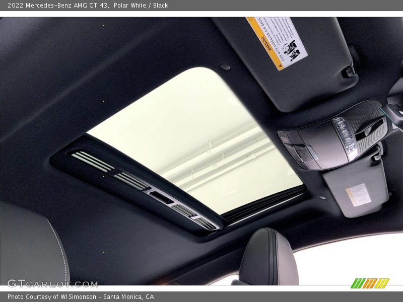 Sunroof of 2022 AMG GT 43