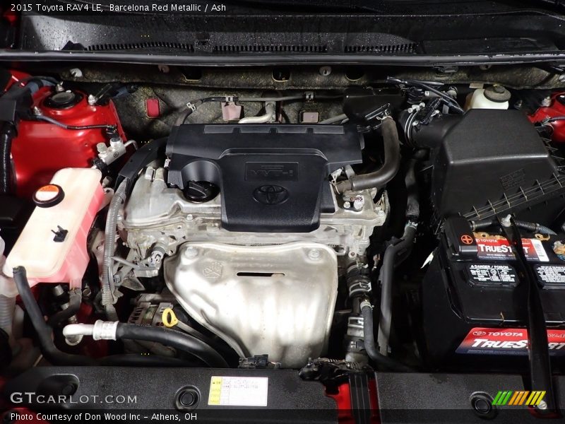 Barcelona Red Metallic / Ash 2015 Toyota RAV4 LE