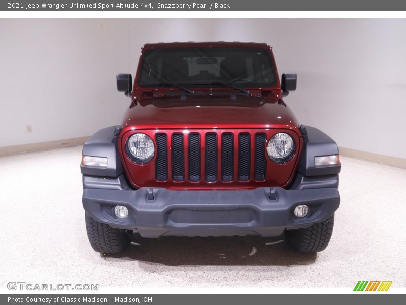 Snazzberry Pearl / Black 2021 Jeep Wrangler Unlimited Sport Altitude 4x4