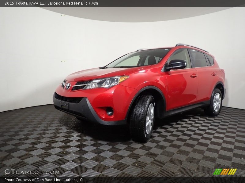 Barcelona Red Metallic / Ash 2015 Toyota RAV4 LE