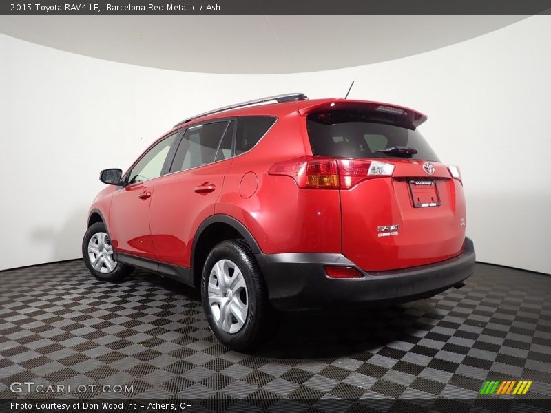 Barcelona Red Metallic / Ash 2015 Toyota RAV4 LE