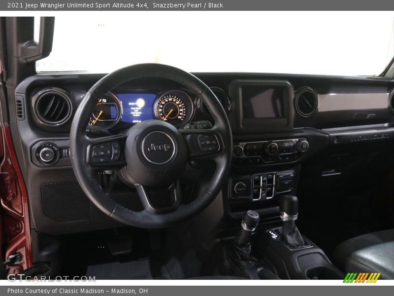 Snazzberry Pearl / Black 2021 Jeep Wrangler Unlimited Sport Altitude 4x4