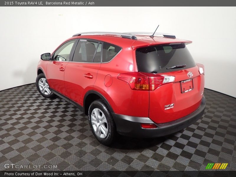 Barcelona Red Metallic / Ash 2015 Toyota RAV4 LE