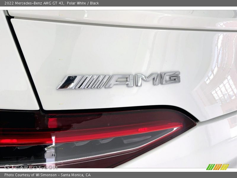 Polar White / Black 2022 Mercedes-Benz AMG GT 43