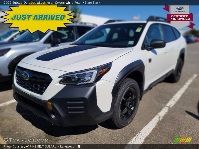 Crystal White Pearl / Slate Black 2022 Subaru Outback Wilderness