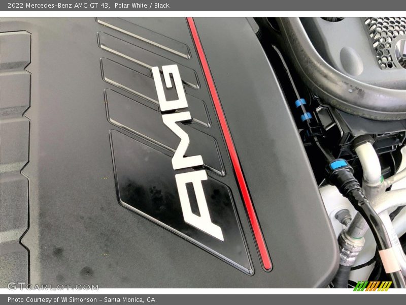 Polar White / Black 2022 Mercedes-Benz AMG GT 43