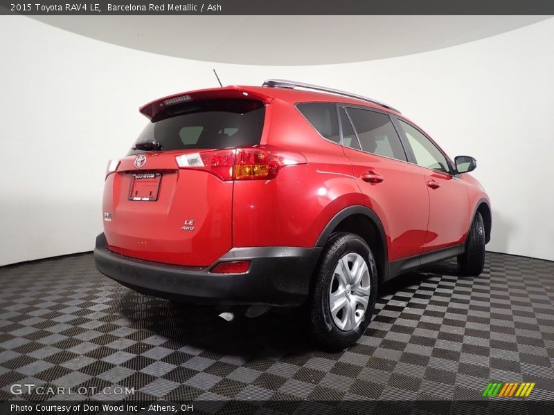 Barcelona Red Metallic / Ash 2015 Toyota RAV4 LE