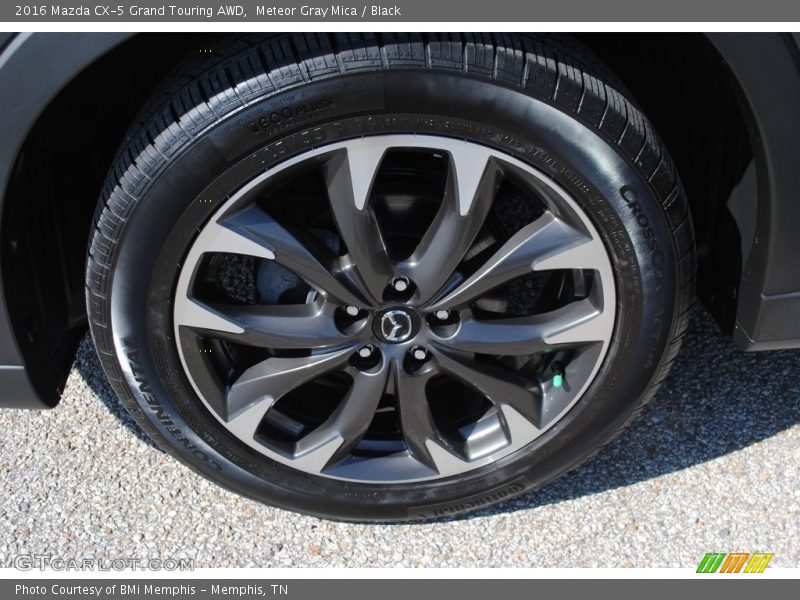 Meteor Gray Mica / Black 2016 Mazda CX-5 Grand Touring AWD