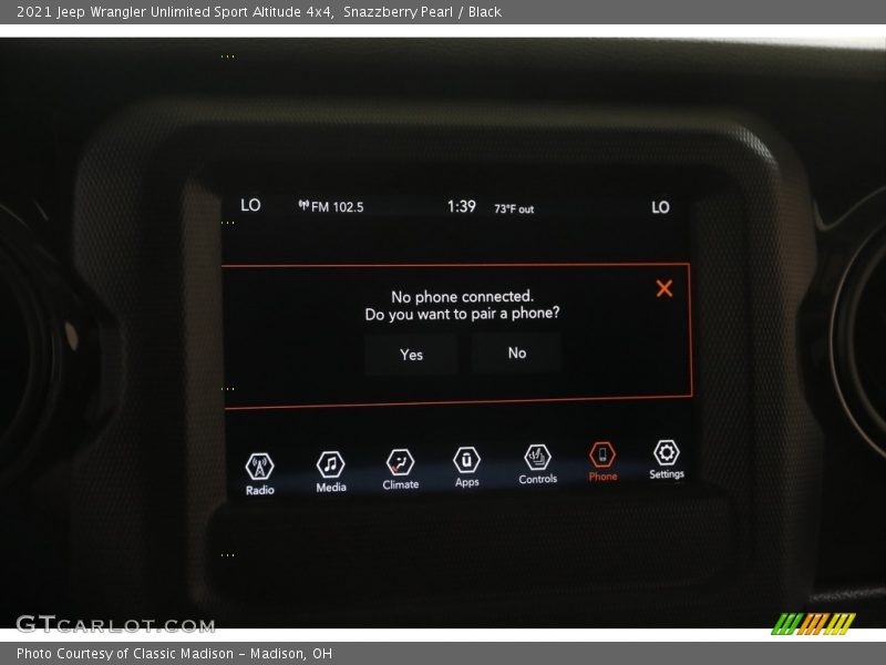 Snazzberry Pearl / Black 2021 Jeep Wrangler Unlimited Sport Altitude 4x4