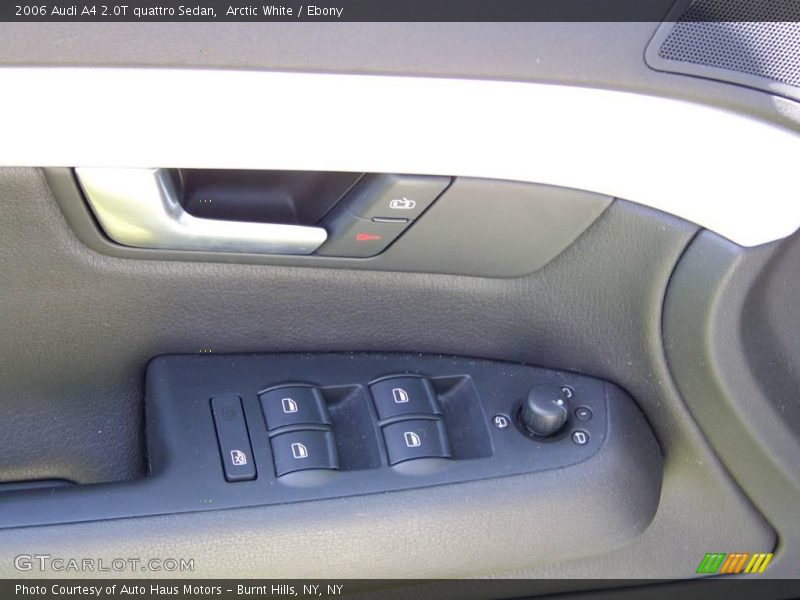 Arctic White / Ebony 2006 Audi A4 2.0T quattro Sedan