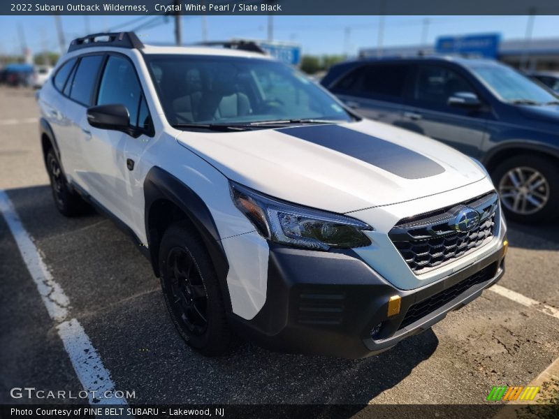 Crystal White Pearl / Slate Black 2022 Subaru Outback Wilderness