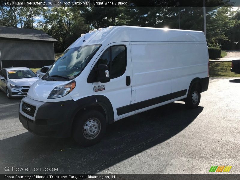 Bright White / Black 2020 Ram ProMaster 2500 High Roof Cargo Van