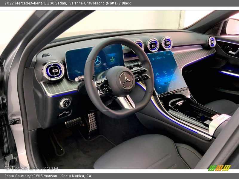 Selenite Gray Magno (Matte) / Black 2022 Mercedes-Benz C 300 Sedan