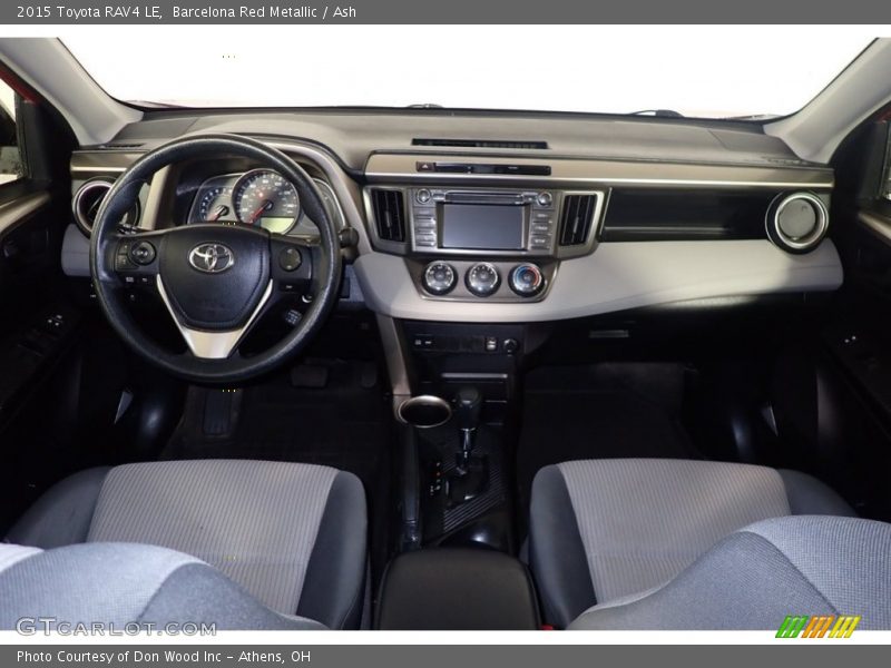 Barcelona Red Metallic / Ash 2015 Toyota RAV4 LE