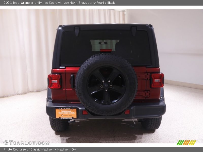 Snazzberry Pearl / Black 2021 Jeep Wrangler Unlimited Sport Altitude 4x4