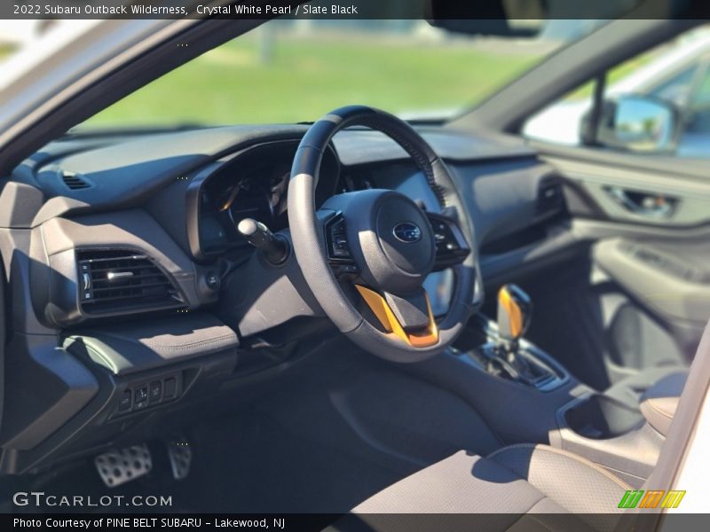 Crystal White Pearl / Slate Black 2022 Subaru Outback Wilderness