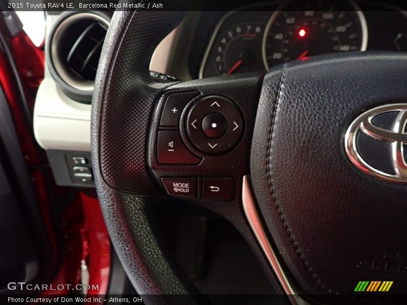 Barcelona Red Metallic / Ash 2015 Toyota RAV4 LE