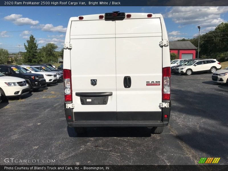 Bright White / Black 2020 Ram ProMaster 2500 High Roof Cargo Van