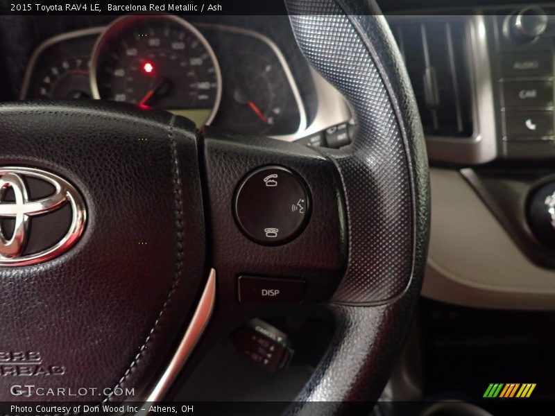Barcelona Red Metallic / Ash 2015 Toyota RAV4 LE