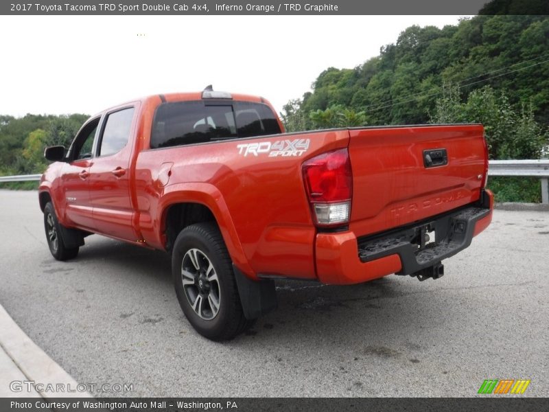 Inferno Orange / TRD Graphite 2017 Toyota Tacoma TRD Sport Double Cab 4x4