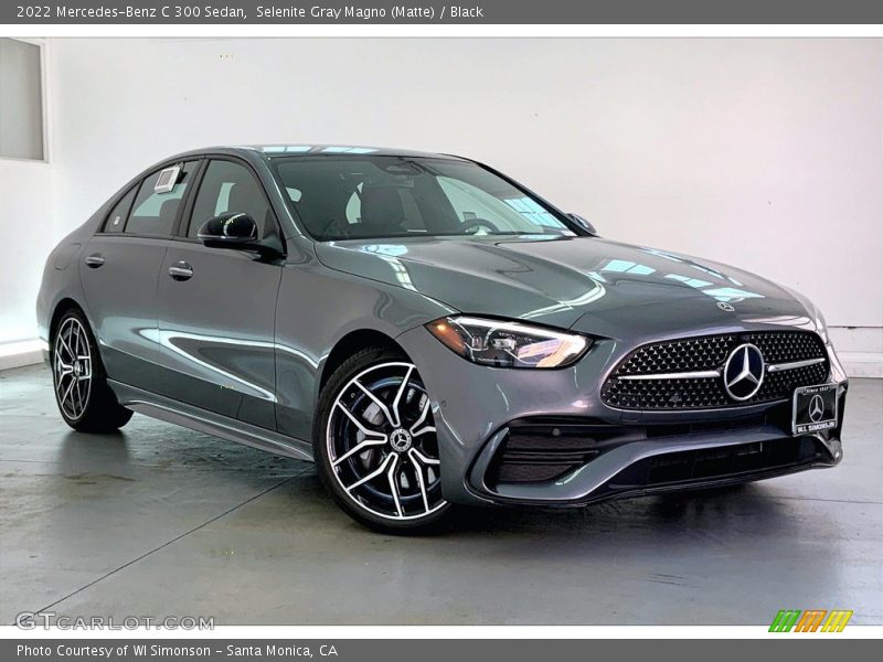 Selenite Gray Magno (Matte) / Black 2022 Mercedes-Benz C 300 Sedan