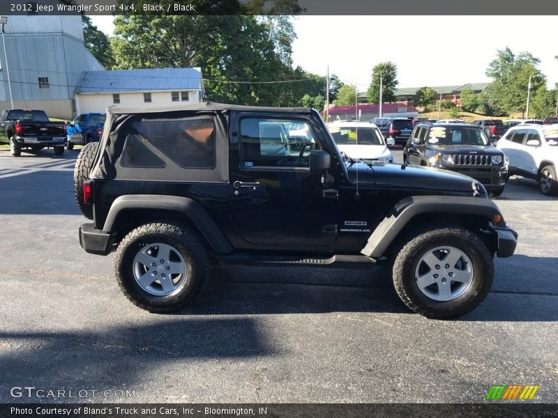 Black / Black 2012 Jeep Wrangler Sport 4x4