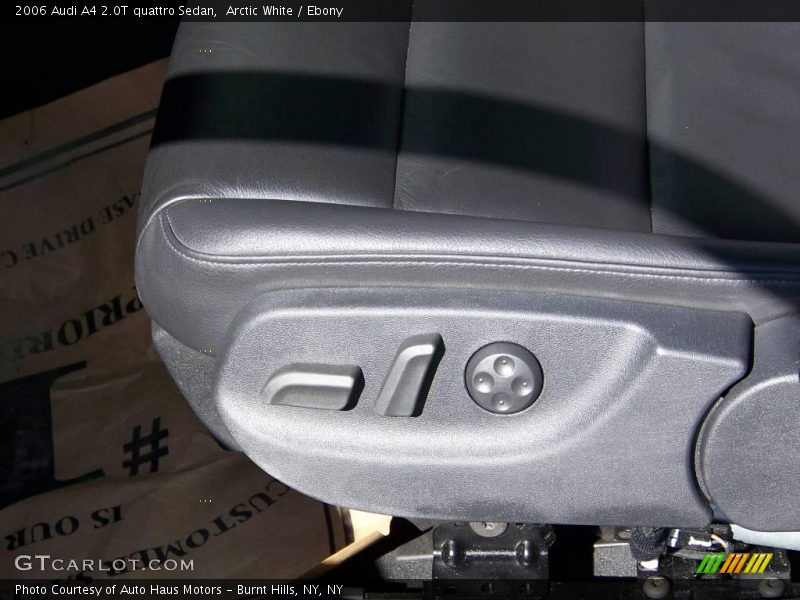 Arctic White / Ebony 2006 Audi A4 2.0T quattro Sedan