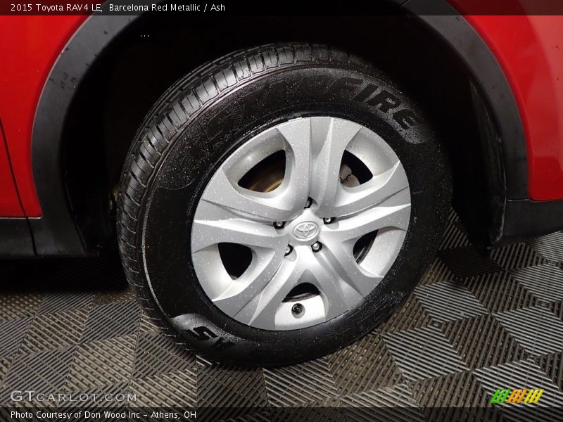 Barcelona Red Metallic / Ash 2015 Toyota RAV4 LE