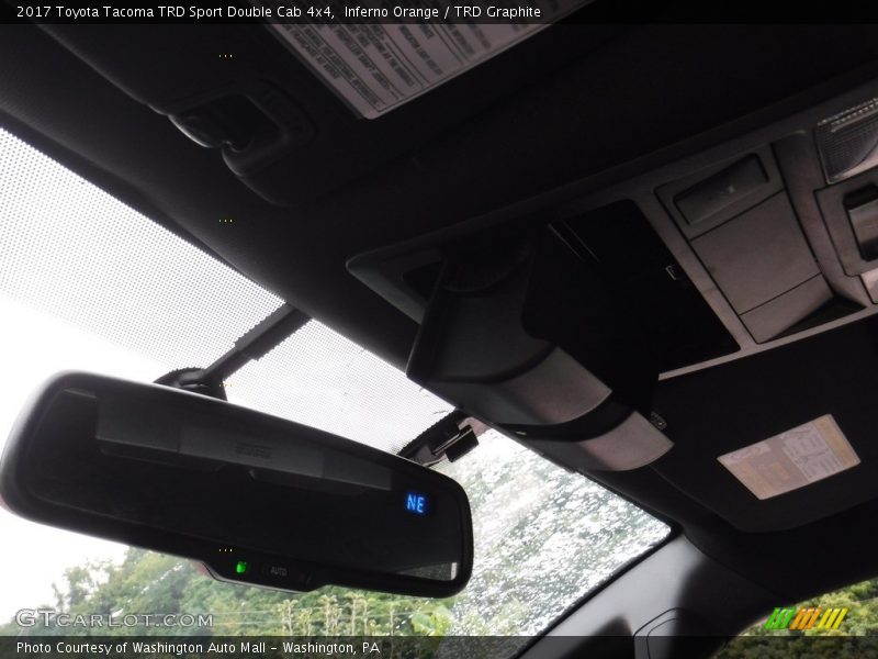 Inferno Orange / TRD Graphite 2017 Toyota Tacoma TRD Sport Double Cab 4x4