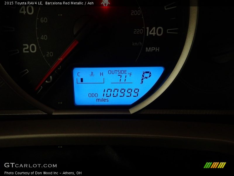 Barcelona Red Metallic / Ash 2015 Toyota RAV4 LE