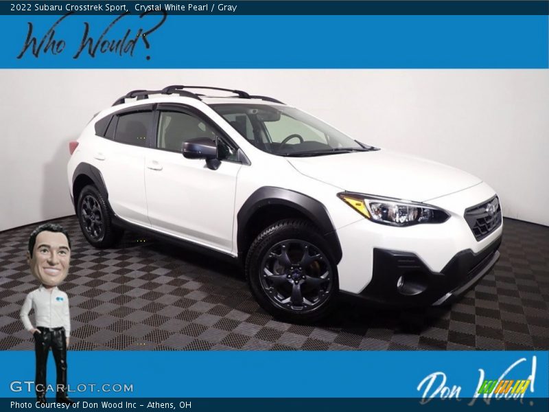 Crystal White Pearl / Gray 2022 Subaru Crosstrek Sport