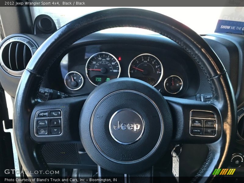Black / Black 2012 Jeep Wrangler Sport 4x4