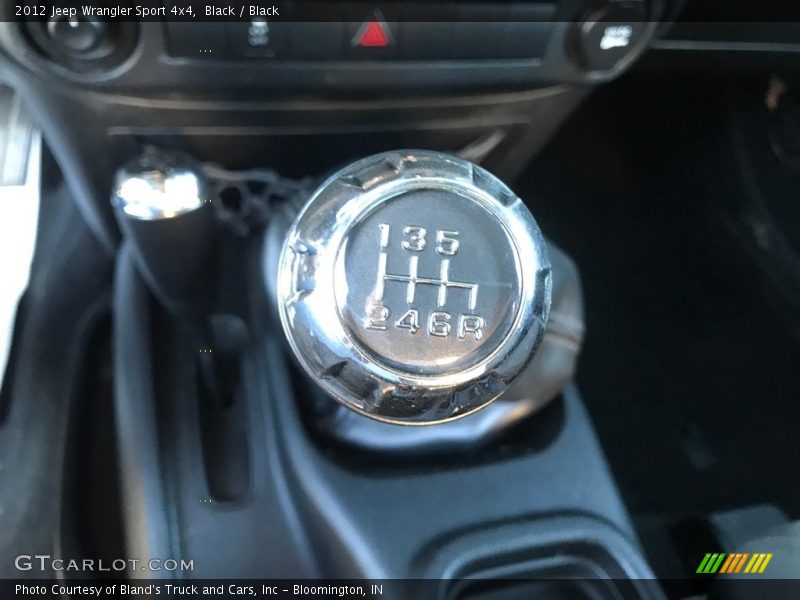 Black / Black 2012 Jeep Wrangler Sport 4x4