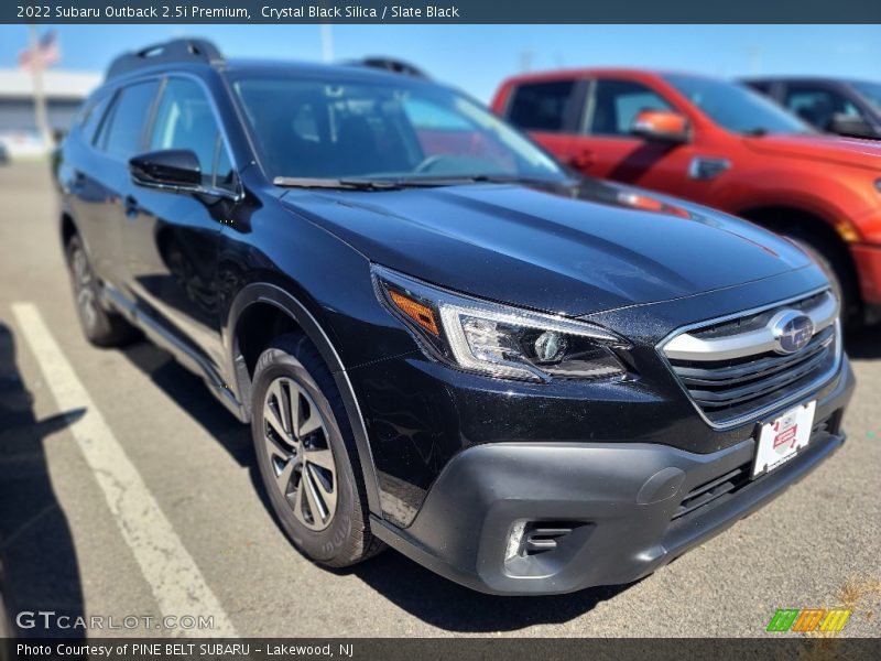 Crystal Black Silica / Slate Black 2022 Subaru Outback 2.5i Premium