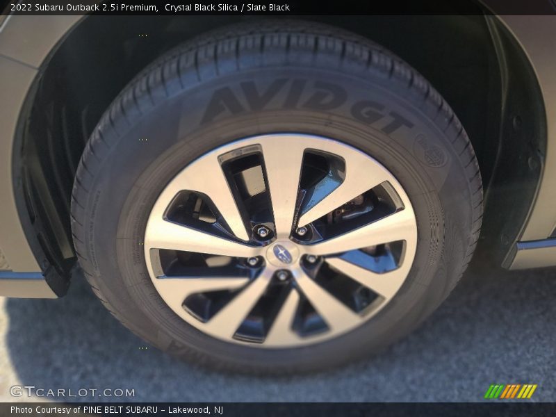 Crystal Black Silica / Slate Black 2022 Subaru Outback 2.5i Premium