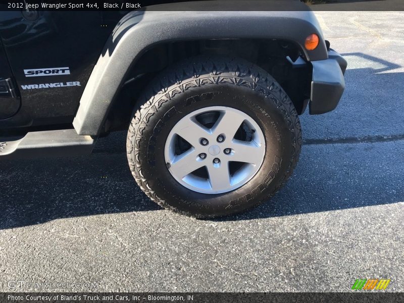 Black / Black 2012 Jeep Wrangler Sport 4x4