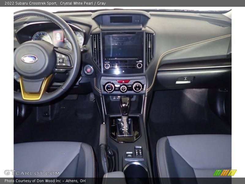Dashboard of 2022 Crosstrek Sport