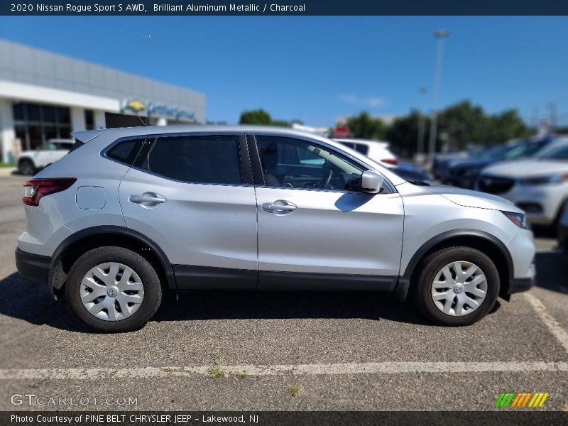 Brilliant Aluminum Metallic / Charcoal 2020 Nissan Rogue Sport S AWD