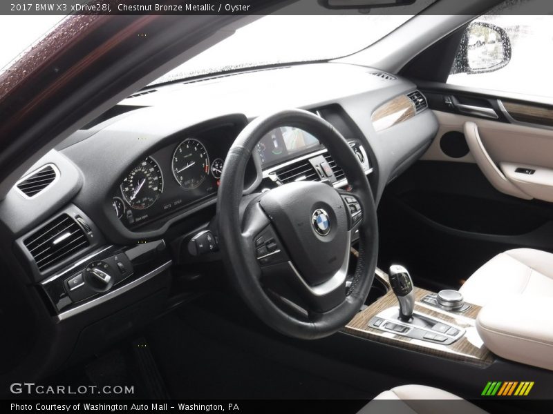 Chestnut Bronze Metallic / Oyster 2017 BMW X3 xDrive28i
