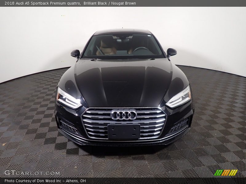 Brilliant Black / Nougat Brown 2018 Audi A5 Sportback Premium quattro