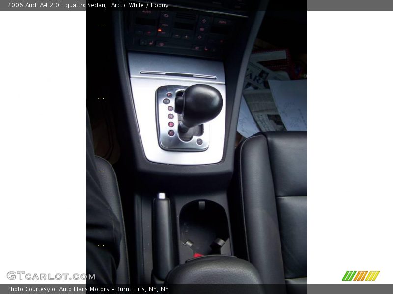 Arctic White / Ebony 2006 Audi A4 2.0T quattro Sedan
