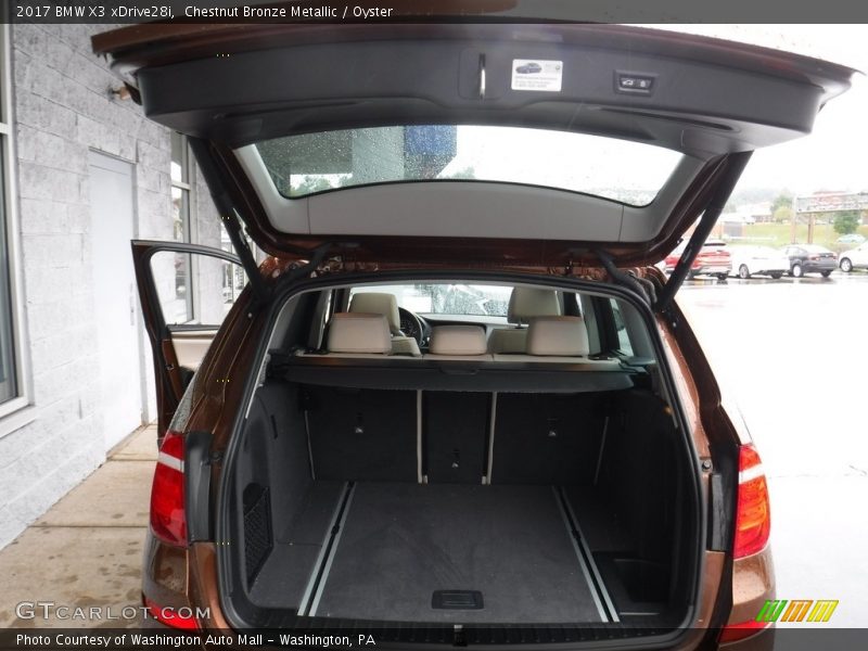 Chestnut Bronze Metallic / Oyster 2017 BMW X3 xDrive28i