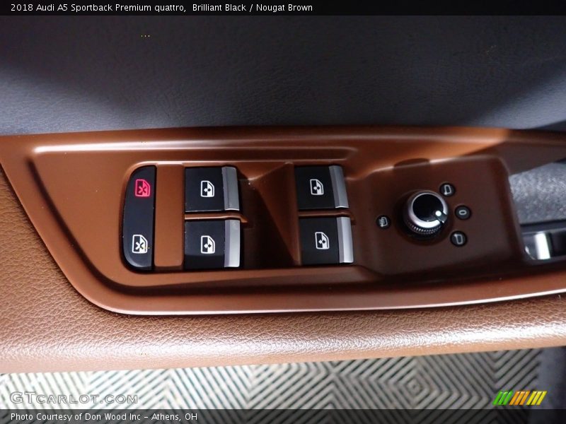 Brilliant Black / Nougat Brown 2018 Audi A5 Sportback Premium quattro