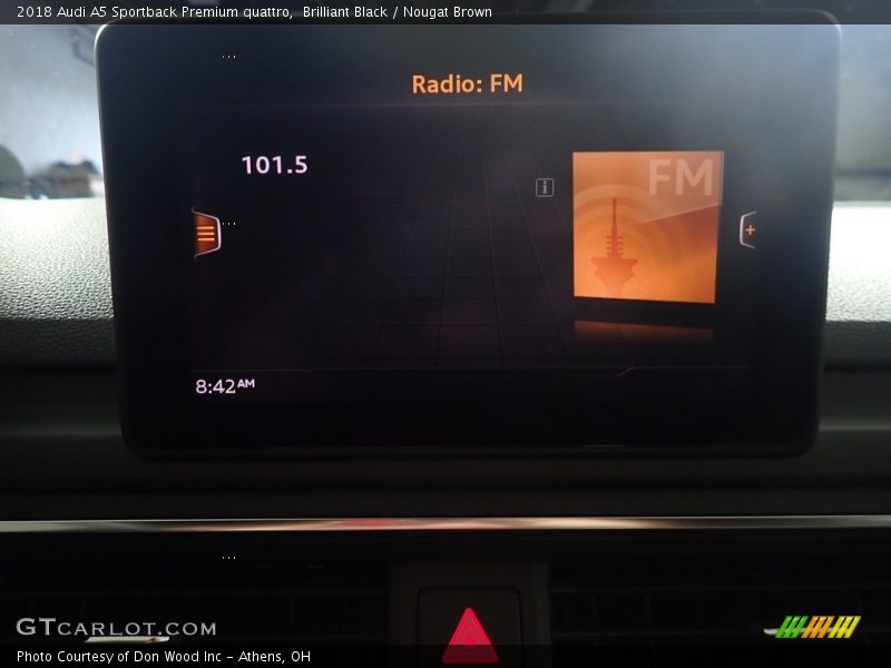 Brilliant Black / Nougat Brown 2018 Audi A5 Sportback Premium quattro