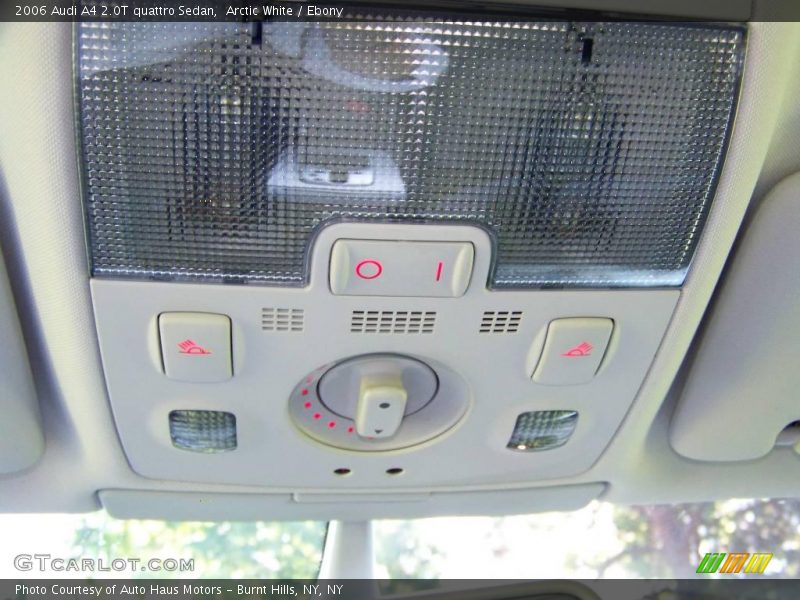 Arctic White / Ebony 2006 Audi A4 2.0T quattro Sedan