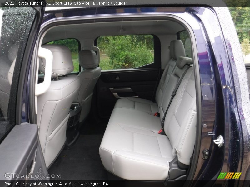 Rear Seat of 2022 Tundra TRD Sport Crew Cab 4x4
