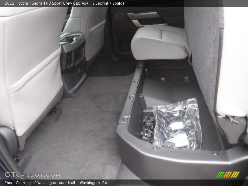 Rear Seat of 2022 Tundra TRD Sport Crew Cab 4x4