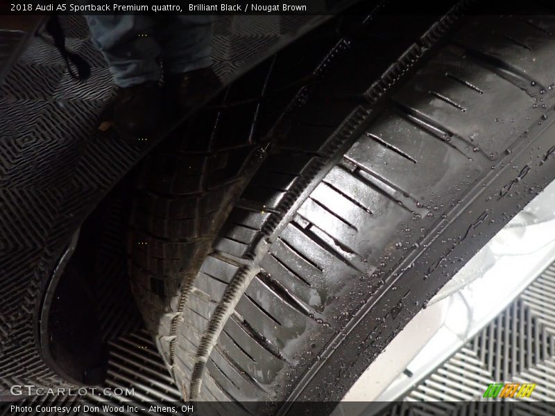Brilliant Black / Nougat Brown 2018 Audi A5 Sportback Premium quattro